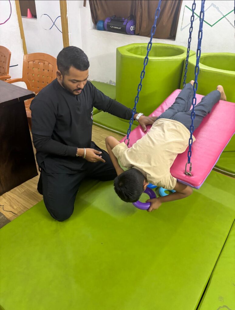 Sensory play area at Blossom Child Development Center in Hyderabad